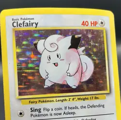 Clefairy 5/102 Base Set Unlimited (1999) Holo Rare Vintage WOTC Pokemon TCG - Image 5