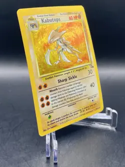 Kabutops 9/62 Fossil Set Unlimited (1999) Holo Rare Vintage WOTC Pokemon TCG - Image 3
