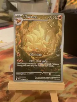 🔥 Pokemon TCG Ninetales Obsidian Flames Illustration Rare 199/197 NM 🔥 - Image 1
