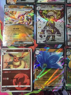 Pokemon 16 Card Lot nm V Max Mega Amazing Ex HOLO Rare Hits Only A70 - Image 3