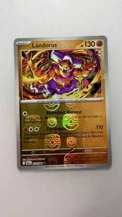 Landorus Master Ball Pattern - NM - SV11B: Black Bolt 053/086 Pokemon English - Image 1