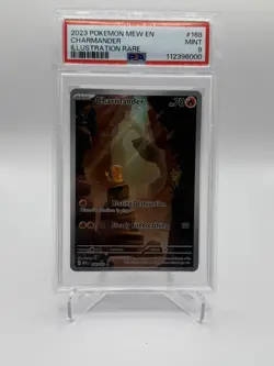 Charmander #168 - Pokemon Scarlet & Violet 151 Illustration Rare - PSA 9 - Image 1