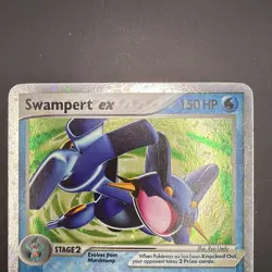 2006 Swampert ex 98/100 Pokemon Crystal Guardians Holo Near Mint - Image 4