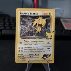 Rocket's Zapdos 15/132 Celebrations Classic Collection Pokemon 2021 - Image 1
