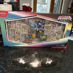 Pokemon TCG Prismatic Evolutions Lucario & Tyranitar ex Collection Box - Image 1