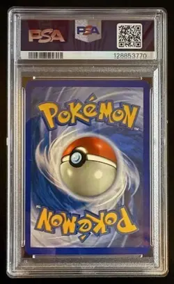2006 POKEMON EX DRAGON FRONTIERS #1 AMPHAROS HOLO PSA 9 - Image 2