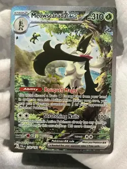 Pokemon TCG Meowscarada ex 256/193 Paldea Evolved Special Illustration Rare NM - Image 3