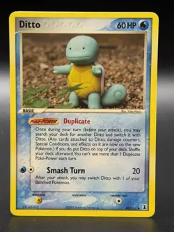 Ditto 040/113 (Squirtle) Uncommon Delta Species Regular Vintage Pokemon TCG - NM - Image 1