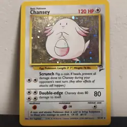 Chansey - Holo - 3/102 Base Set - Pokemon TCG - 1999 - Image 1