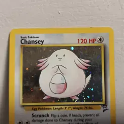 Chansey - Holo - 3/102 Base Set - Pokemon TCG - 1999 - Image 2