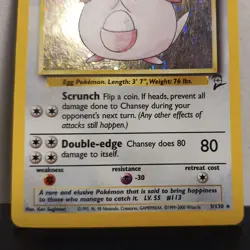 Chansey - Holo - 3/102 Base Set - Pokemon TCG - 1999 - Image 3