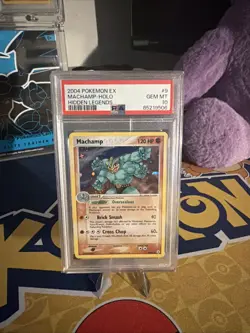 2004 Pokemon Ex Machamp Holo Hidden Legends PSA 10 GEM MT (POP 36) - Image 1