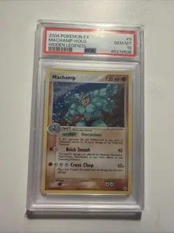 2004 Pokemon Ex Machamp Holo Hidden Legends PSA 10 GEM MT (POP 36) - Image 4
