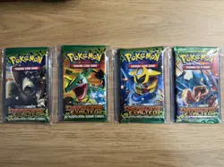 Pokemon Black & White Dragons Exalted Booster Pack Full Art Set (4 sealed packs) - Image 1