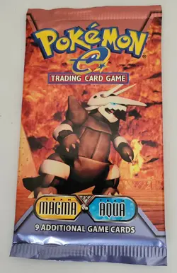 Pokemon EX Team Magma Vs Team Aqua Booster Pack! English! Factory SEALED - Image 3