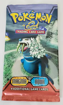 Pokemon EX Team Magma Vs Team Aqua Booster Pack! English! Factory SEALED - Image 4