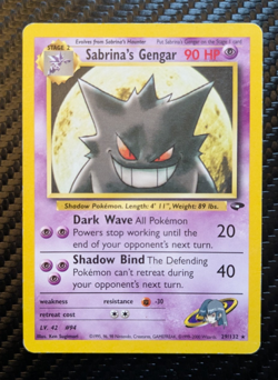 Sabrina's Gengar 29/132 Gym Challenge Regular LP Vintage Rare WOTC Pokemon TCG - Image 1