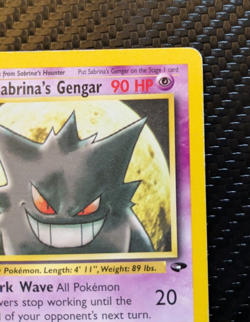 Sabrina's Gengar 29/132 Gym Challenge Regular LP Vintage Rare WOTC Pokemon TCG - Image 3
