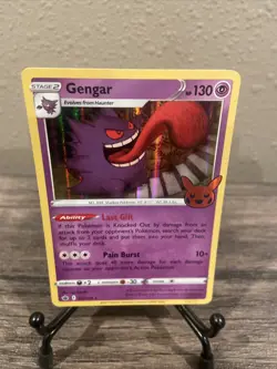 Gengar 057/198 Holo Trick or Trade BOOster 2022 Halloween Pokemon TCG NM! - Image 1