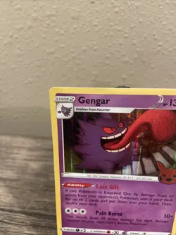 Gengar 057/198 Holo Trick or Trade BOOster 2022 Halloween Pokemon TCG NM! - Image 2