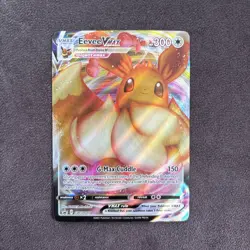 Pokemon TCG Eevee VMAX Black Star Promo SWSH087 2021 - Image 1