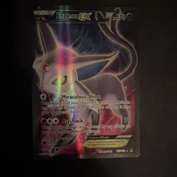 Pokemon Espeon EX Full Art Holo 117/122 Breakpoint 170 HP Psyshock - Image 1