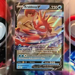 Carte Pokemon : Krabboss V 028/172 - E&B Stars Etincelantes - UR - NEUF - FR - Image 2