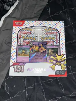 Pokemon TCG: Scarlet & Violet—151 Collection—Alakazam ex SEALED w/ 4 Swirls 🌀 - Image 1