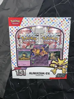 Pokemon TCG: Scarlet & Violet—151 Collection—Alakazam ex SEALED w/ 4 Swirls 🌀 - Image 3