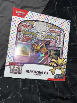 Pokemon TCG: Scarlet & Violet—151 Collection—Alakazam ex SEALED w/ 4 Swirls 🌀 - Image 4