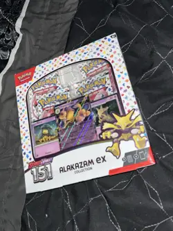 Pokemon TCG: Scarlet & Violet—151 Collection—Alakazam ex SEALED w/ 4 Swirls 🌀 - Image 5