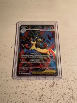 Mega Lucario Ex Ultra Rare Holo Pokemon Mega Evolution 160/132 - Image 1
