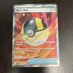 Pokemon TCG Ultra Ball 264/217 ASC: Full Art Holo Rare Trainer-Item English - Image 1