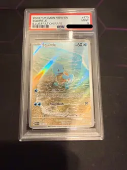 Squirtle 170/165 Scarlet & Violet 151 English PSA Graded 9 Pokemon TCG MINT - Image 1