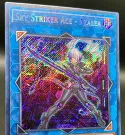 Yugioh! Sky Striker Ace - Azalea BLMR-EN052 Secret Rare 1st Ed NM/M Pack Fresh - Image 3
