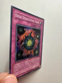 Deck Devastation Virus FET-EN058 1st Edition Super Rare LP Yu-Gi-Oh - Image 4