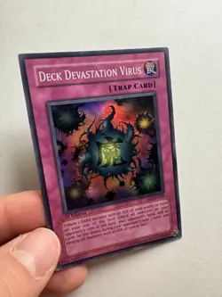 Deck Devastation Virus FET-EN058 1st Edition Super Rare LP Yu-Gi-Oh - Image 5