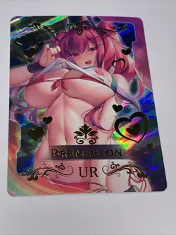 BREMERTON Azur Lane UR Goddess Story Anime Waifu Card Girl Foil Doujin - Image 2