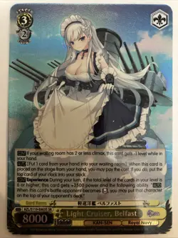Light Cruiser, Belfast S119-E003S SR Weiss Schwarz Azur Lane 2 English - Image 1