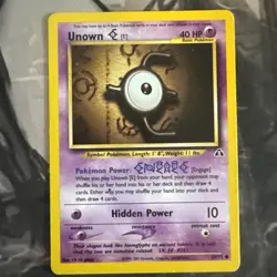 pokemon lot 9 cards, Vintage, rare, Neo Discovery Unknown-eevee-kabuto - Image 4
