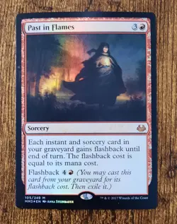 MTG Past in Flames FOIL Modern Masters 2017 Mythic Rare CARD #105 NM - Image 1