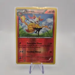 Pokemon Card Braixen Fates Collide Reverse Holo 12/124 Near Mint - Image 1