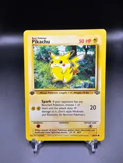 NM/EX - Pikachu - 60/64 - 1st Edition - Jungle - Pokemon Card - Image 1