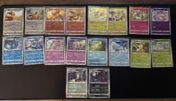Pokemon TCG Rotary Holo Eevee Evolution (18 Card Set) Gem Pack Vol. 2 Chinese - Image 1