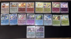 Pokemon TCG Rotary Holo Eevee Evolution (18 Card Set) Gem Pack Vol. 2 Chinese - Image 4