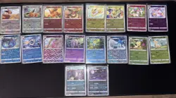 Pokemon TCG Rotary Holo Eevee Evolution (18 Card Set) Gem Pack Vol. 2 Chinese - Image 5