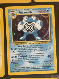 Pokemon 8 Card Base Set Lot Holo Magneton, Zapdos, Poliwrath Vintage WOTC! - Image 3