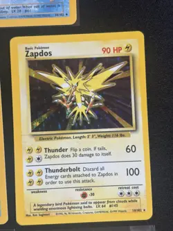 Pokemon 8 Card Base Set Lot Holo Magneton, Zapdos, Poliwrath Vintage WOTC! - Image 5
