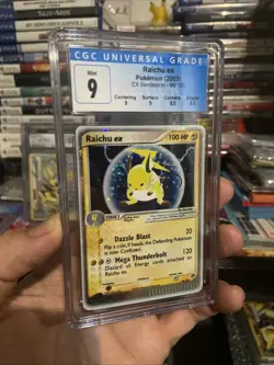 Pokemon EX Sandstorm 2003 Holo Raichu EX Card 98/100 - Image 2