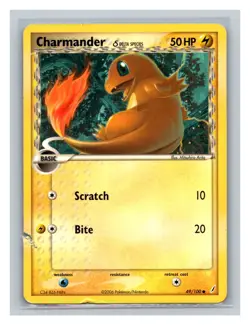 Charmander (Delta Species) #49/100 Crystal Guardians Pokemon Card TCG 2006 - Image 1